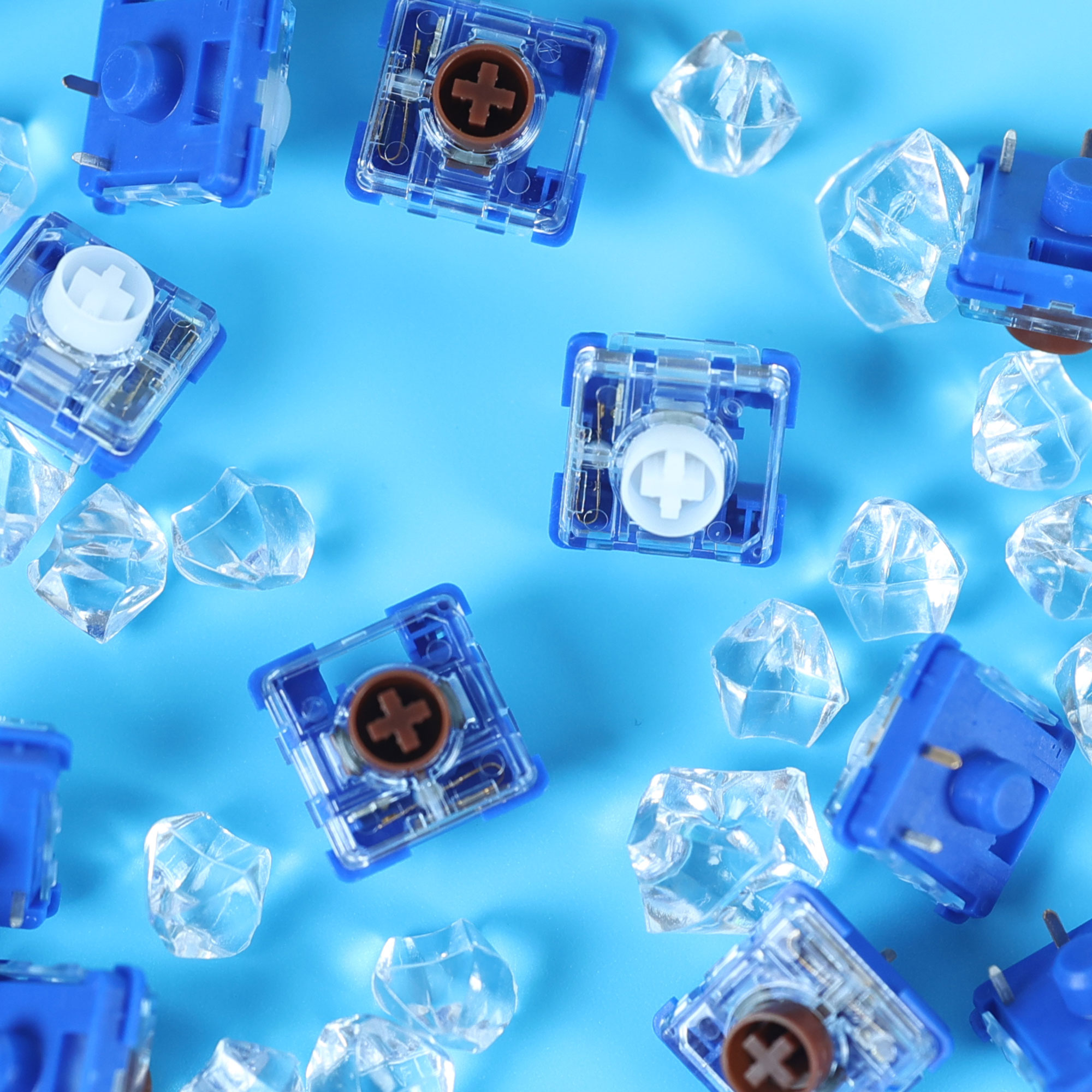 Kailh Deep Sea Silent Mini Low Profile Switch Lonely Island/Whale Fall Mini Mechanical Keyboard Switches -Swappable for Hitbo