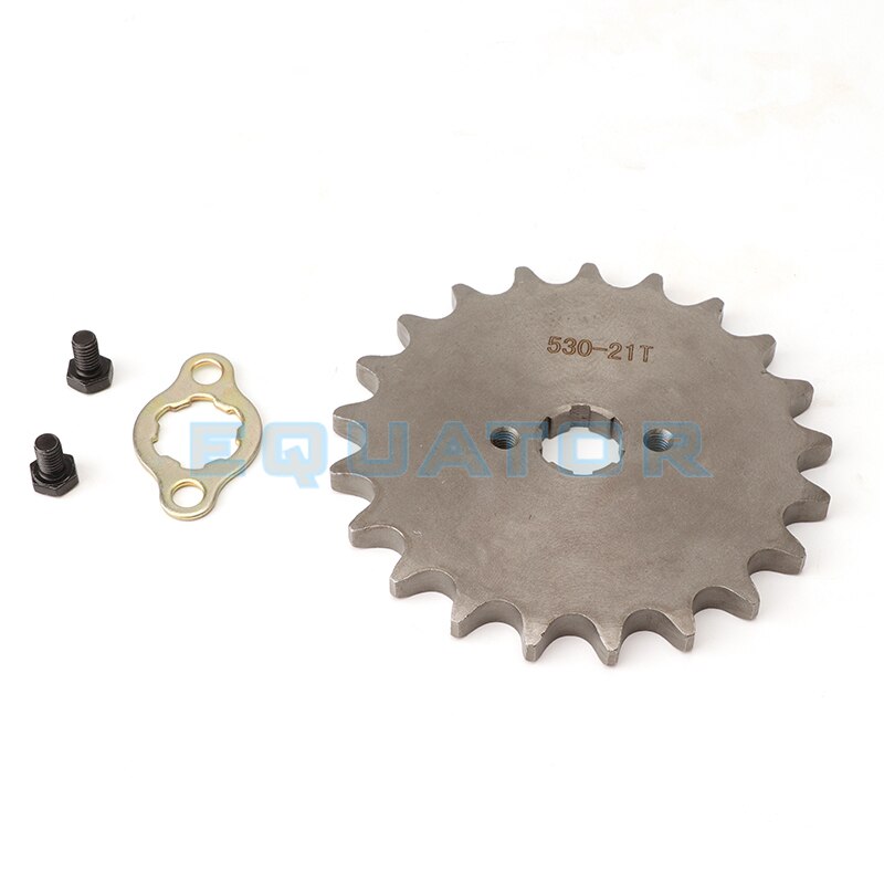 530 Ketting 20Mm 10 11 12 13 14 15 16 17 18 19 20 21 Tanden Voor Motor Tandwielen voor 200 250cc Dirt Bike Atv Quad Buggy Motor: 21T