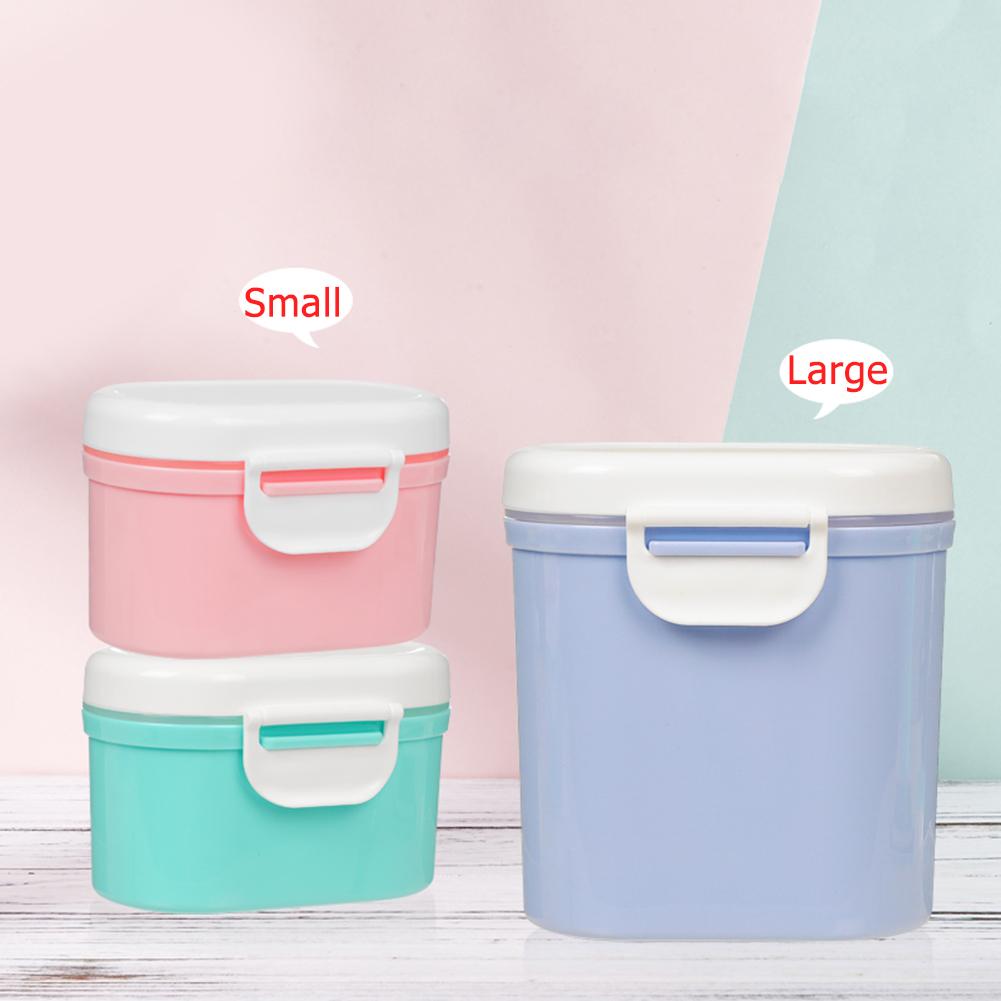 Baby Formula Milk Storage Infants Portable Milk Powder Formula Dispenser Food Container Storage Feeding Box for Kids Food PP Box