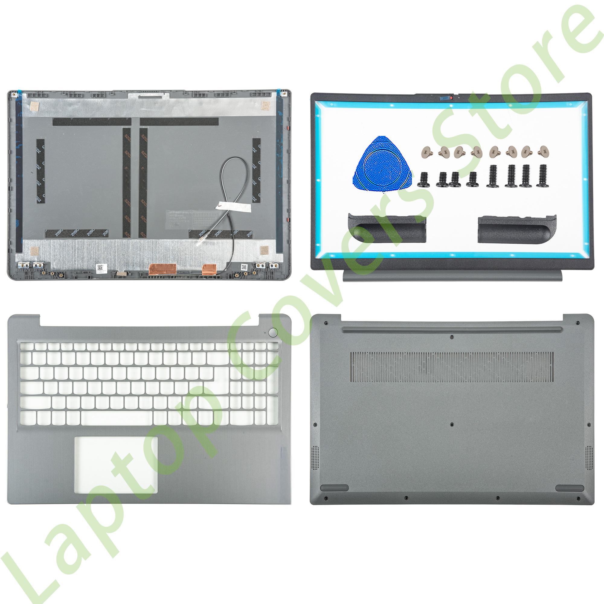 Case For Ideapad 3 15ALC6 15ADA6 3-15ITL6 Back Cover Bezel Palmrest Bottom case Touchpad Parts Silver color Replacement