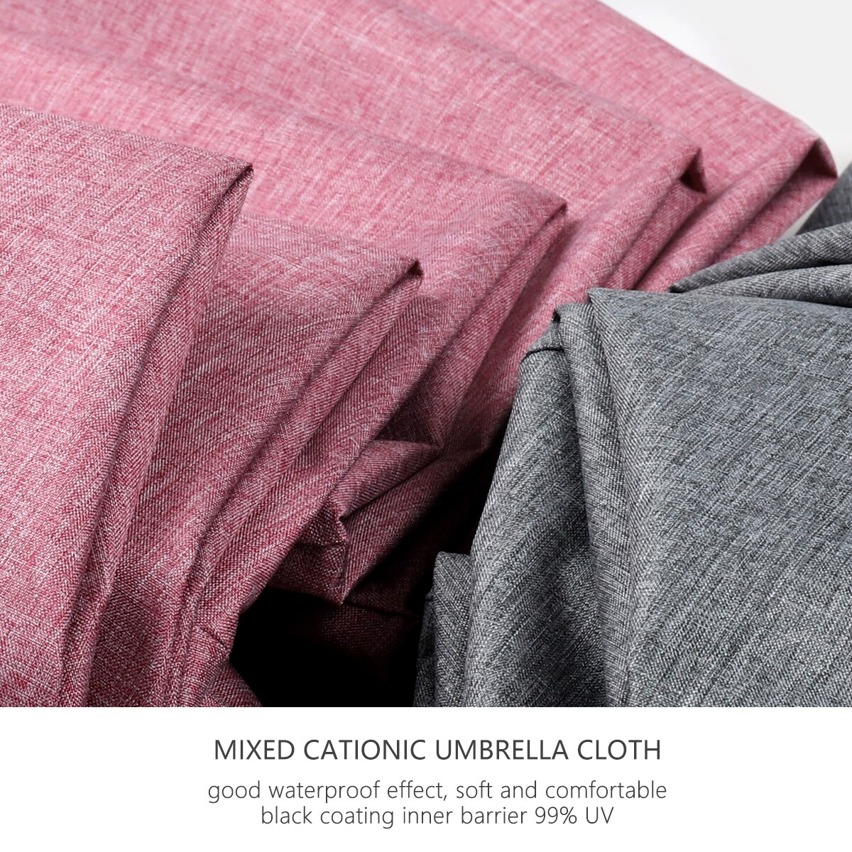 Sombrilla a prueba de viento, paraguas de de lujo para mujer, sombrilla automática Anti UV, sombrilla de de imitación con mango de bambú 8K