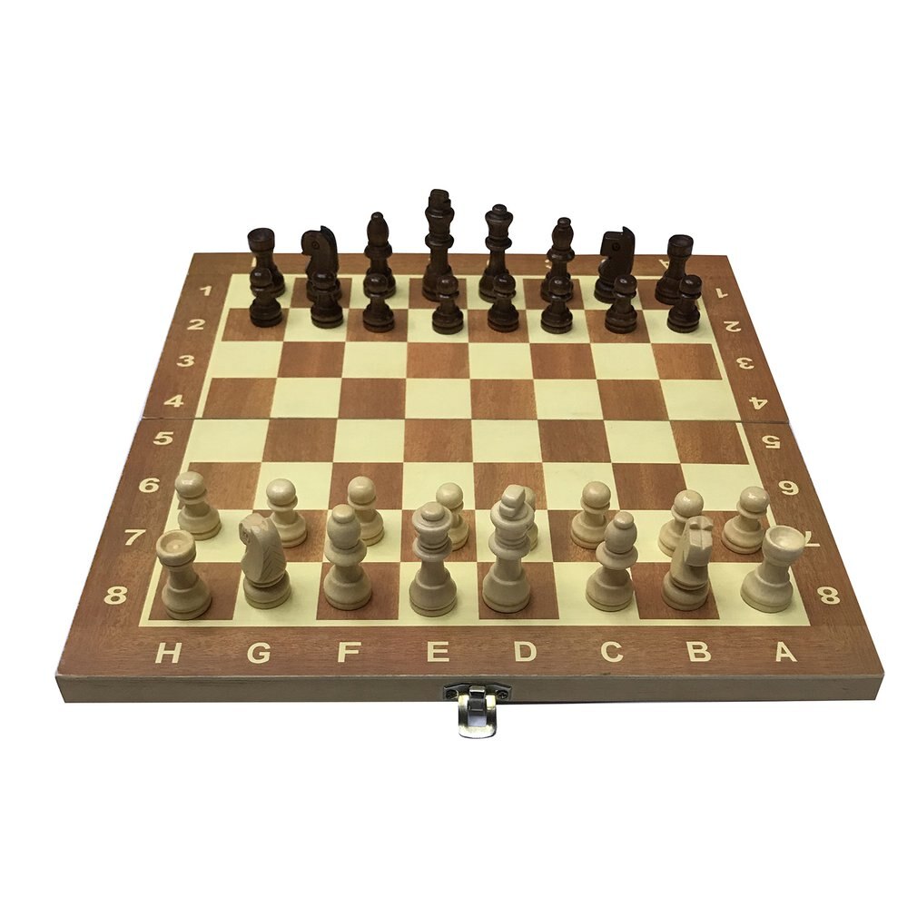 29cm træ skakbræt foldebræt skakspil sjovt internationalt skak sæt til fest familie aktiviteter