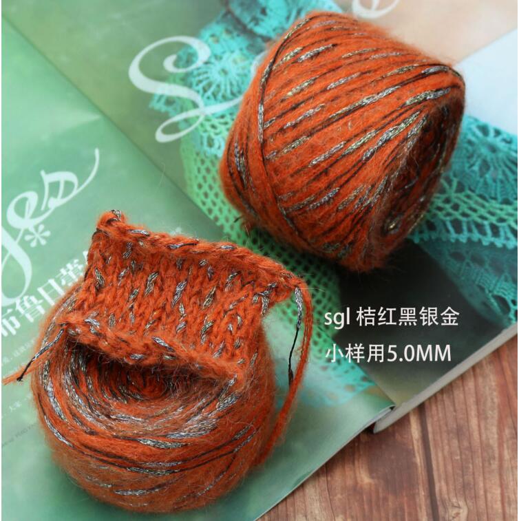 50g/Lot Mohair Knot Yarn For Hand Knitting Wool Knot Yarn Crocheting lana Crochet Yarn Ping-Pong Metallic Yarn to knit handmake
