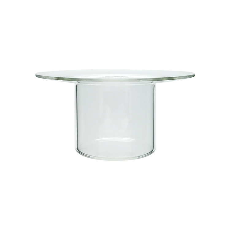 Chapeau de paille Transparent bol en verre, bol à dessert, tasse à yaourt, assiette à fruits, petite assiette fraîche I photo, accessoire assiette à fruits: S