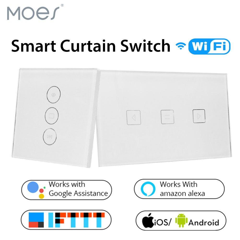 WiFi Clever Vorhang Schalter Clever Leben Tuya APP Elektrische Motorisierte Vorhang blind Rollladen Arbeitet mit Alexa und Google Hause
