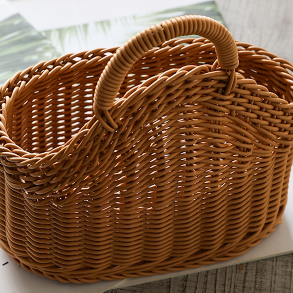 Cesta de almacenamiento de cocina con asa, sala de estar tejidas para cestas colgantes, organizador de artículos diversos de frutas, maceta de flores y plantas, decoración del hogar