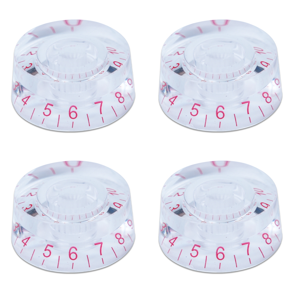 4 stk. guitar volumenknapper top hat knapper hastighed volumen tonepedal kontrolknapper til elektrisk guitar bas 29 farver