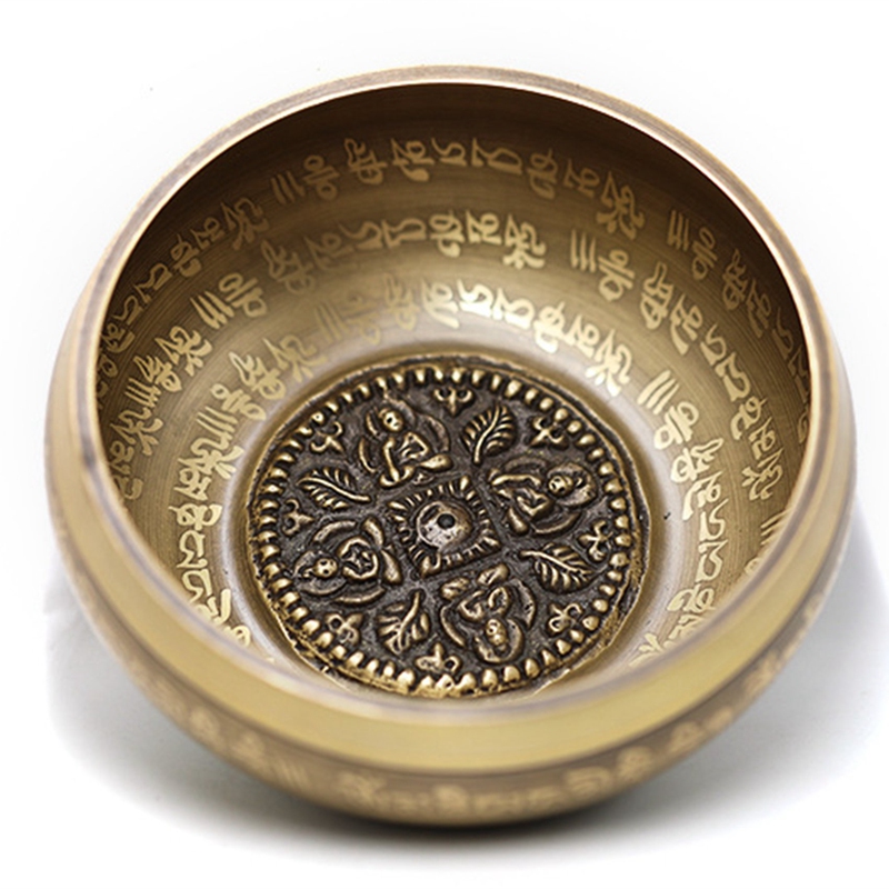 Tibetan Singing Bowls Meditation Set,Sound Chanting Bowl With Mallet Handcrafted In Nepal For Healing And Mindfulness