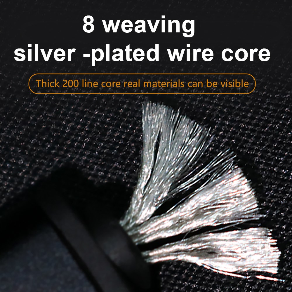 CVJ CT-3 Earphone Cable DAC Type-C to 3.5mm/4.4mm CX31993 Chip 8 Weaving Silver -plated Cables Hifi sound presentation