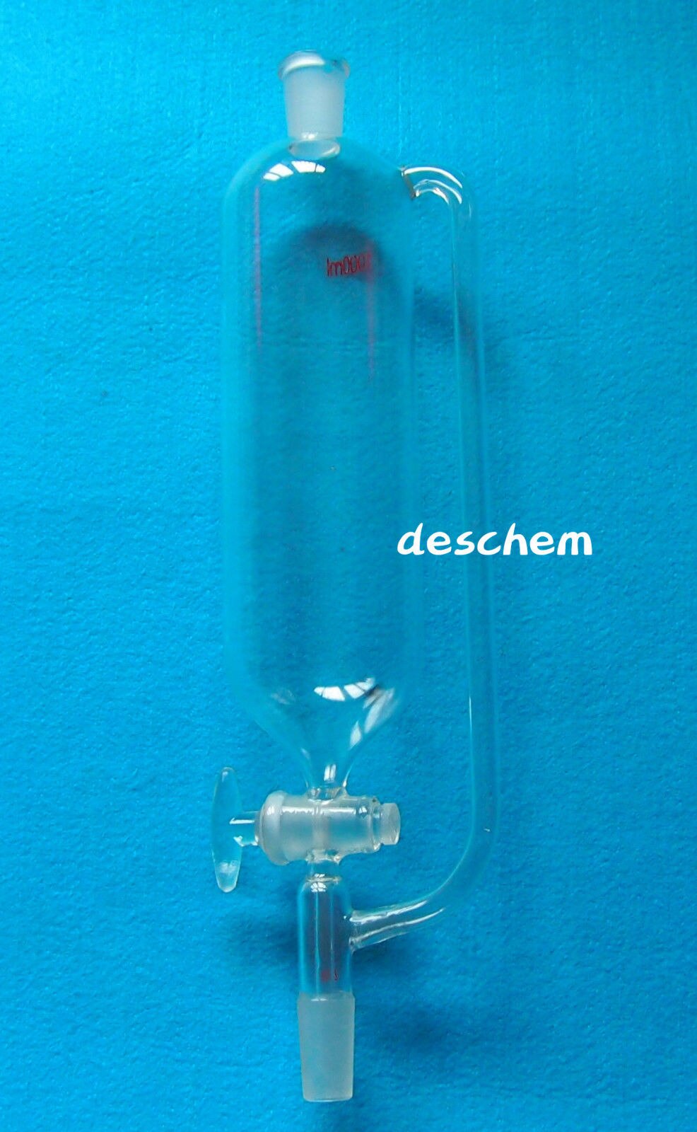 1000ml,24/40,Glass Pressure Equalizing Funnel,W/Glass Stopcock,1 L,Lab