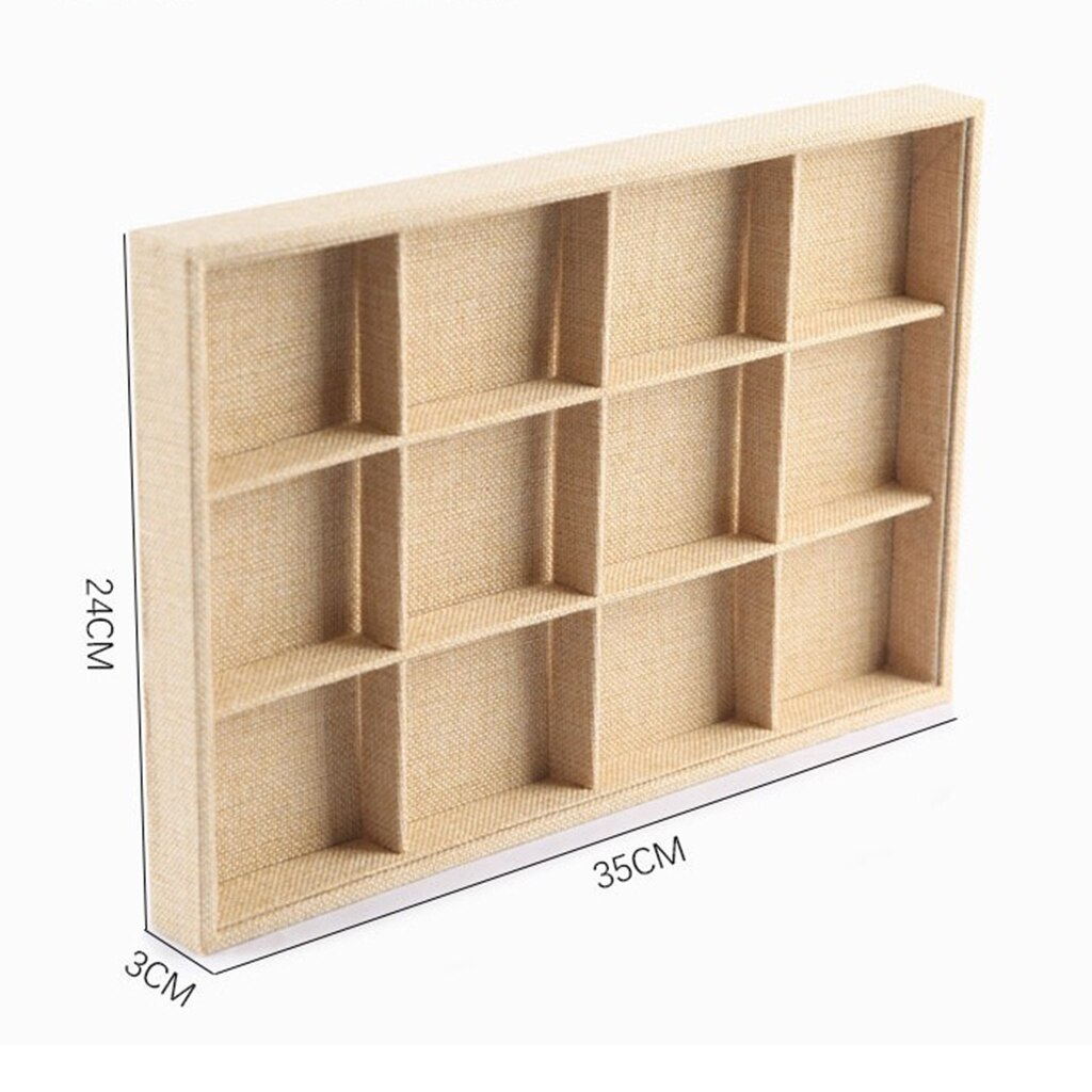 Smykker opbevaring bakke ring armbånd organisator øreringe holder til skuffer