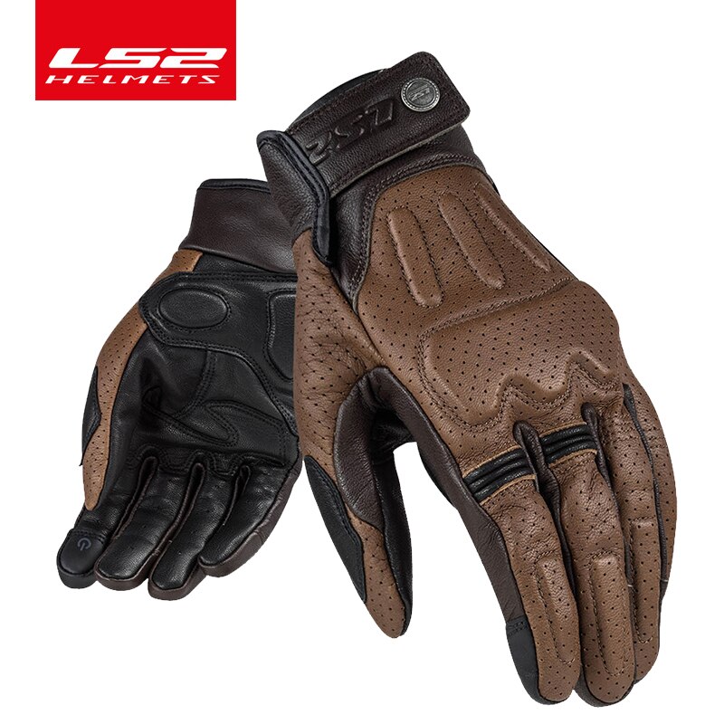 Guantes de motociclismo LS2 MG-004 ls2, guantes protectores cómodos resistentes al desgaste para pantalla táctil de motocicleta