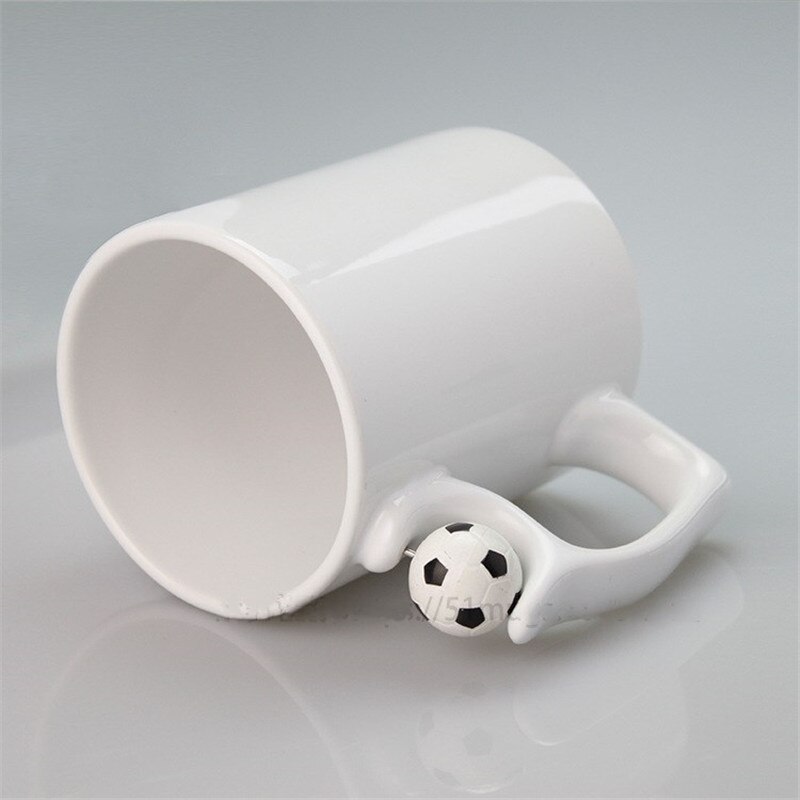 Sport Football Mug Ceramic Soccer Ball Cup for Water Bottle Coffee Mug Tea Cup Milk for Coach Fans Soccer Players