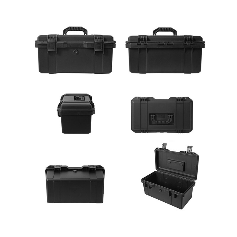 Protective Safety Toolbox Large Tool Box Household Maintenance Electrician Tool Case Thicken Anti-fall Hardware Toolbox W Foam