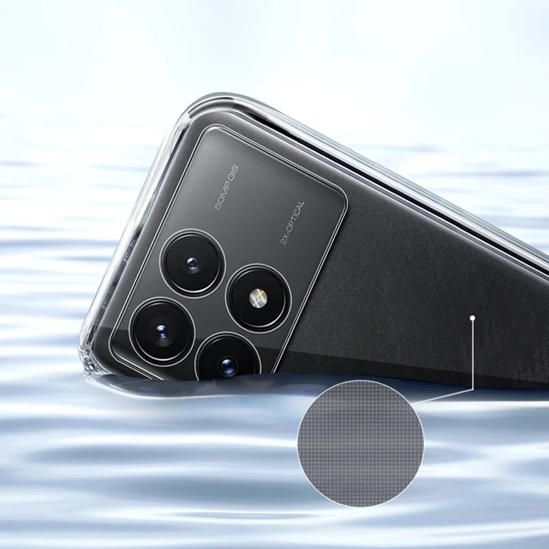 BaiFu Cover per Xiaoi 15 Ultra Trasparente Case, Custodia in Silicone
