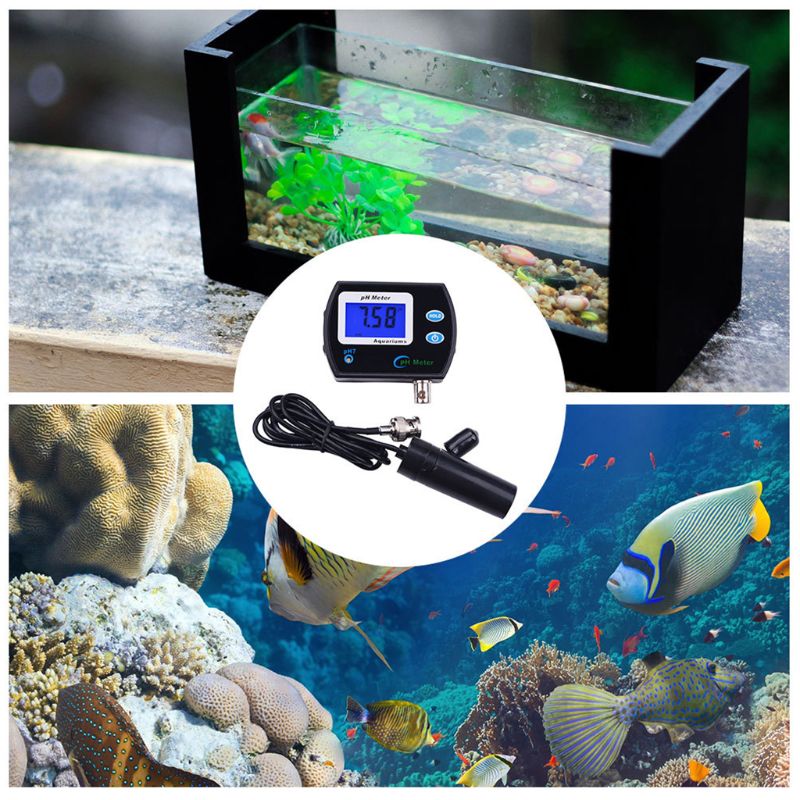 Portable PH Meter Tester Accurate Digital Pen PH-990 Pocket Aquarium Wine Urine LCD PH Test with large screen