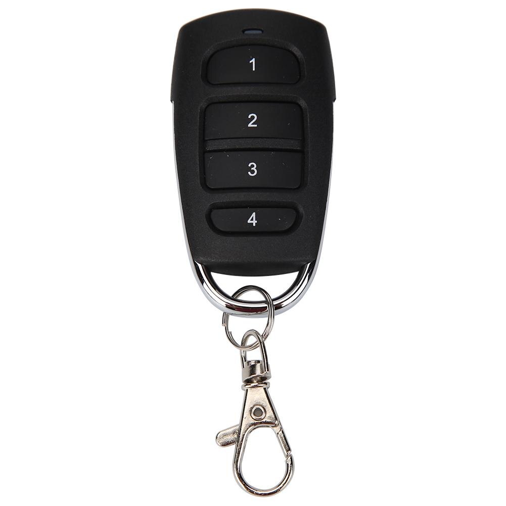 433MHz DC 12V 4CH Remote Control Switch Stable Performance High Receiving Sensitivity for Garage Door Receiver and Transmitter