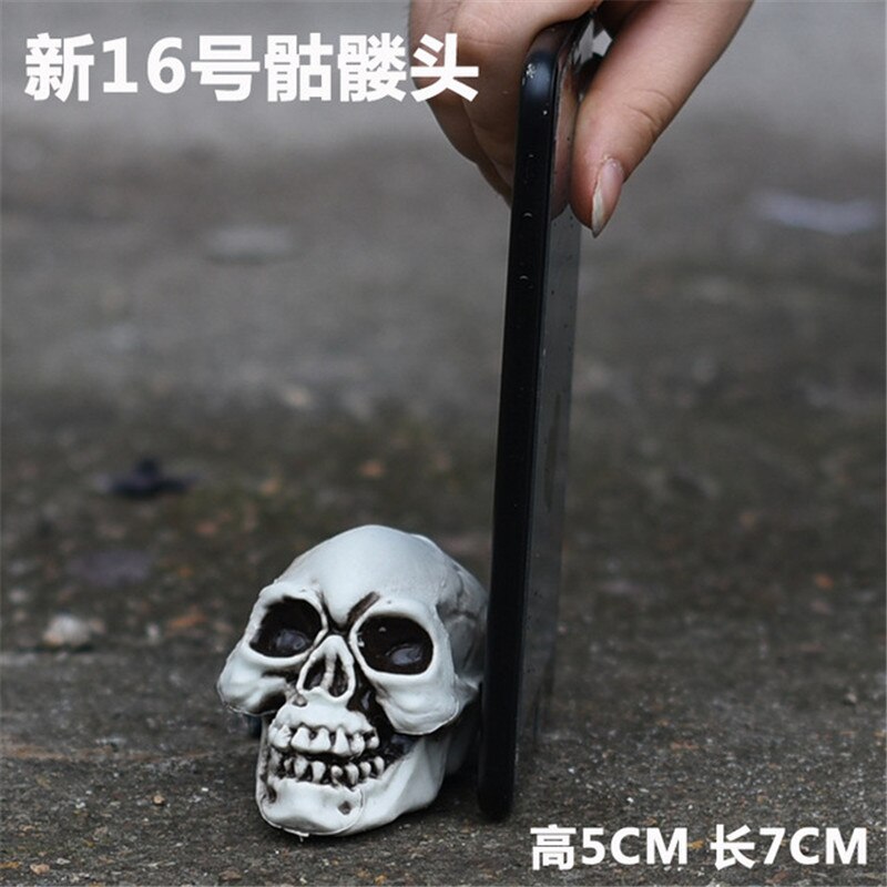 entsetzlich Schädel Statue Skulptur Halloween Bar Nachtclub Dekor Handwerk Malerei Requisiten Bar KTV Zähler Hause Dekoration: 16