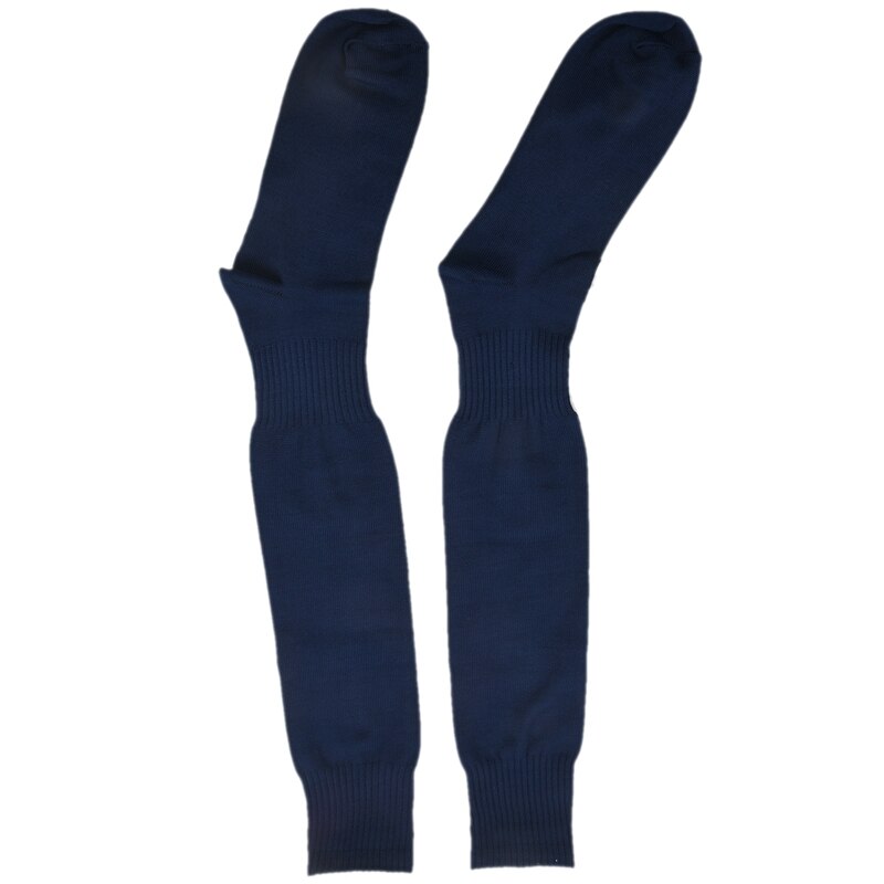 Calcetines altos deportivos para hombre, medias largas de béisbol, Hockey y fútbol, Color Azul Marino