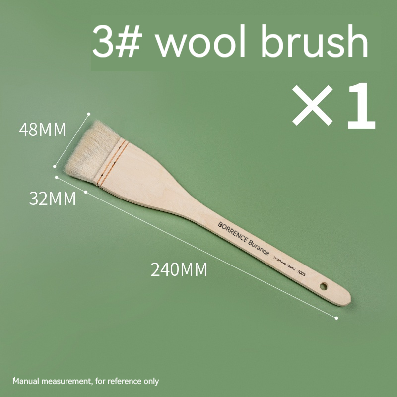 Brush Pen 1/2/3pc set Memory Nylon Penselen Set voor Acryl Olie Tekening Aquarel Houten Schilderij Penseel Gereedschap Kunstbenodigdheden: Rood