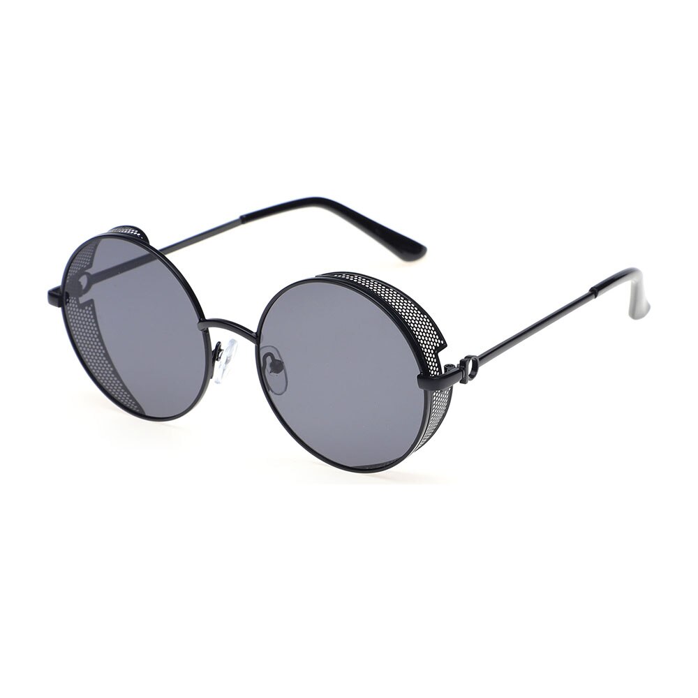 Ronde Steampunk Zonnebril Voor Mannen Vintage Punk Fashion Bril Retro Shades Luxe Lunette De Soleil Homme Gafas De Sol Hombre  200000297
