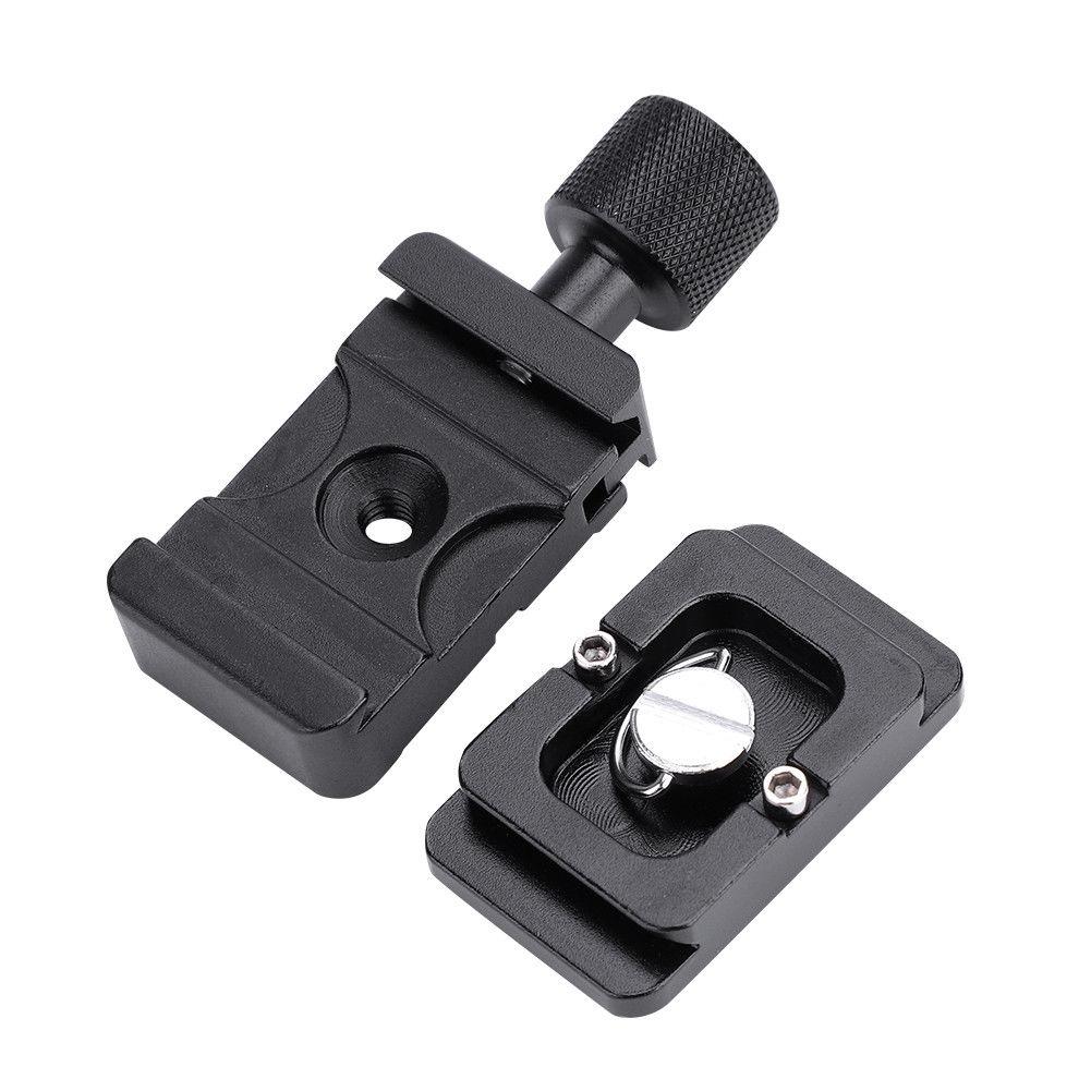 Aluminium Quick Release Plate Klem Adapter Mount Met 1/4 &quot;Schroef Voor Camera Tripod Ball Head Voor Fotografie Liefhebbers Accessoires