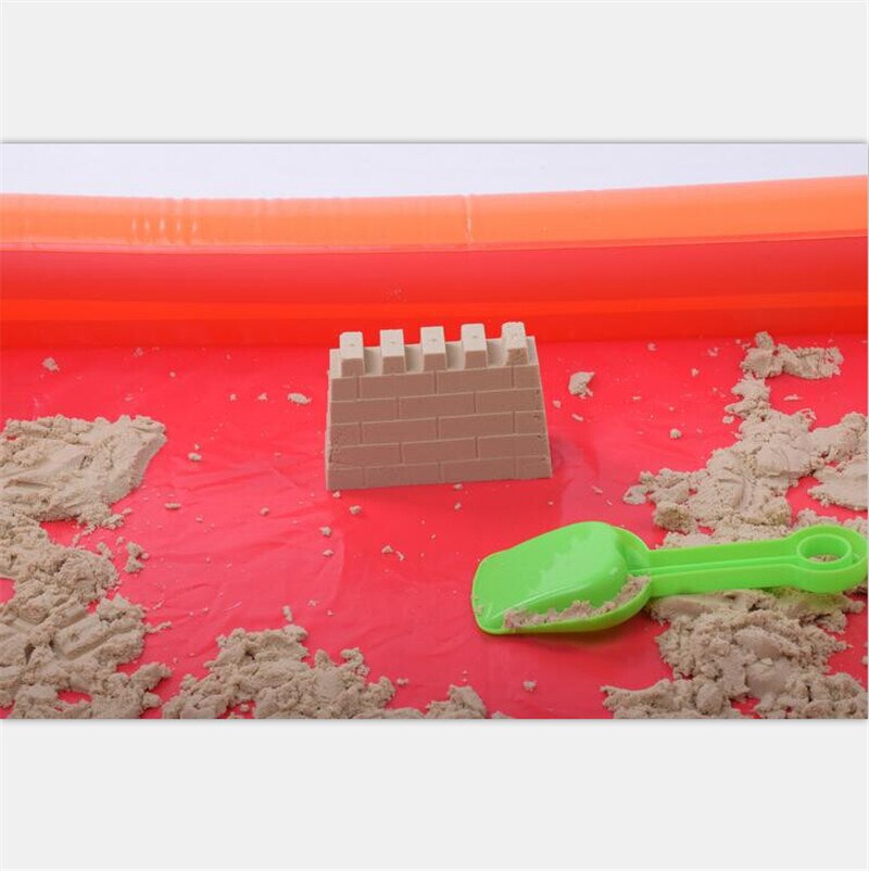Inomhus magi lek sand barn leksaker mars rymd uppblåsbar sandbricka tillbehör 60*45cm