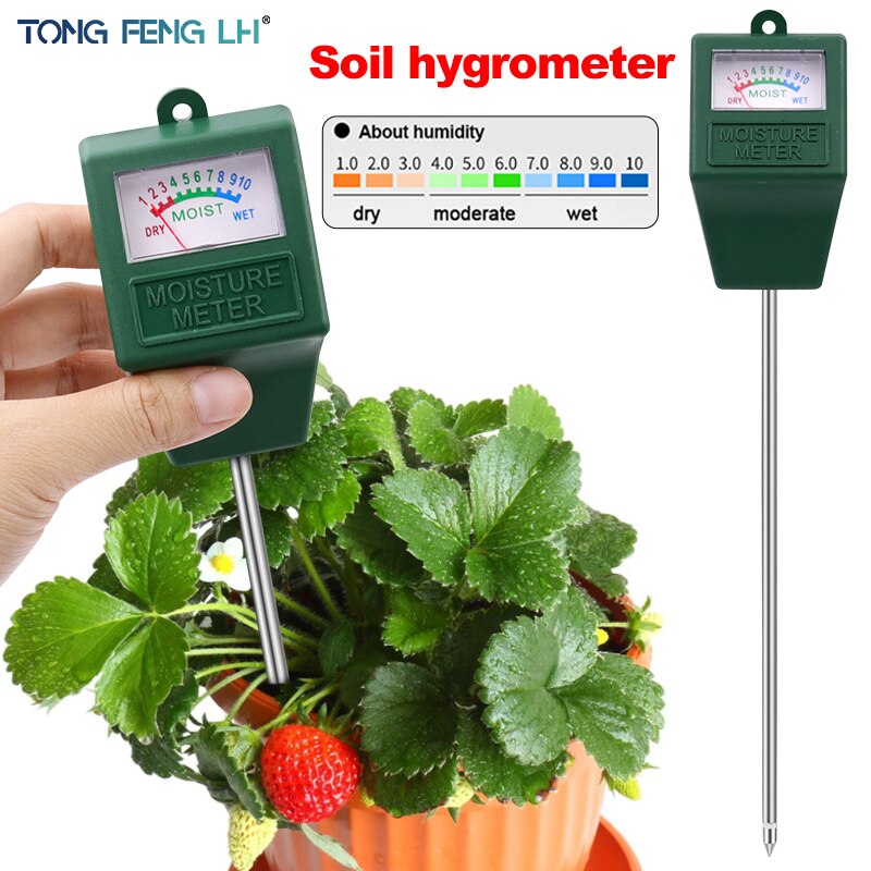Soil Moisture Sensor Measurement Tester Moisture Hygrometer Hydroponics Gardening Plant Water Flower Soil PH Tester Light Meter