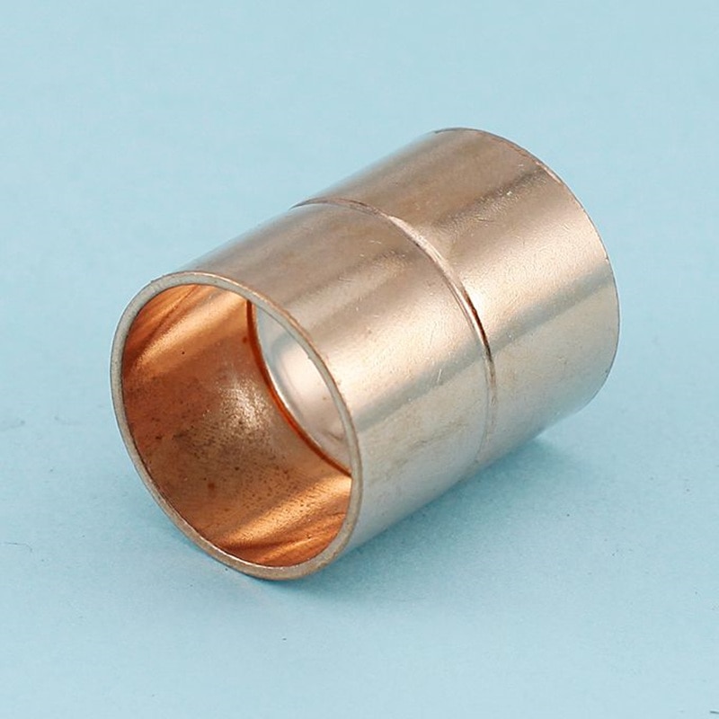6mm-35mm 99.9% Rood Koper Connectors Rechte Koppeling Voor Airconditioning Koperen Leidingsysteem