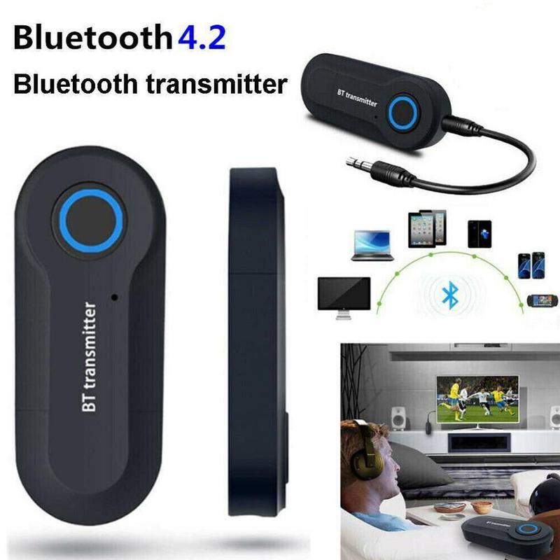 Bluetooth Zender 3.5MM Jack Audio Adapter Draadloze Bluetooth 4.0 Stereo Audio Transmitter Adapter voor Hoofdtelefoon TV