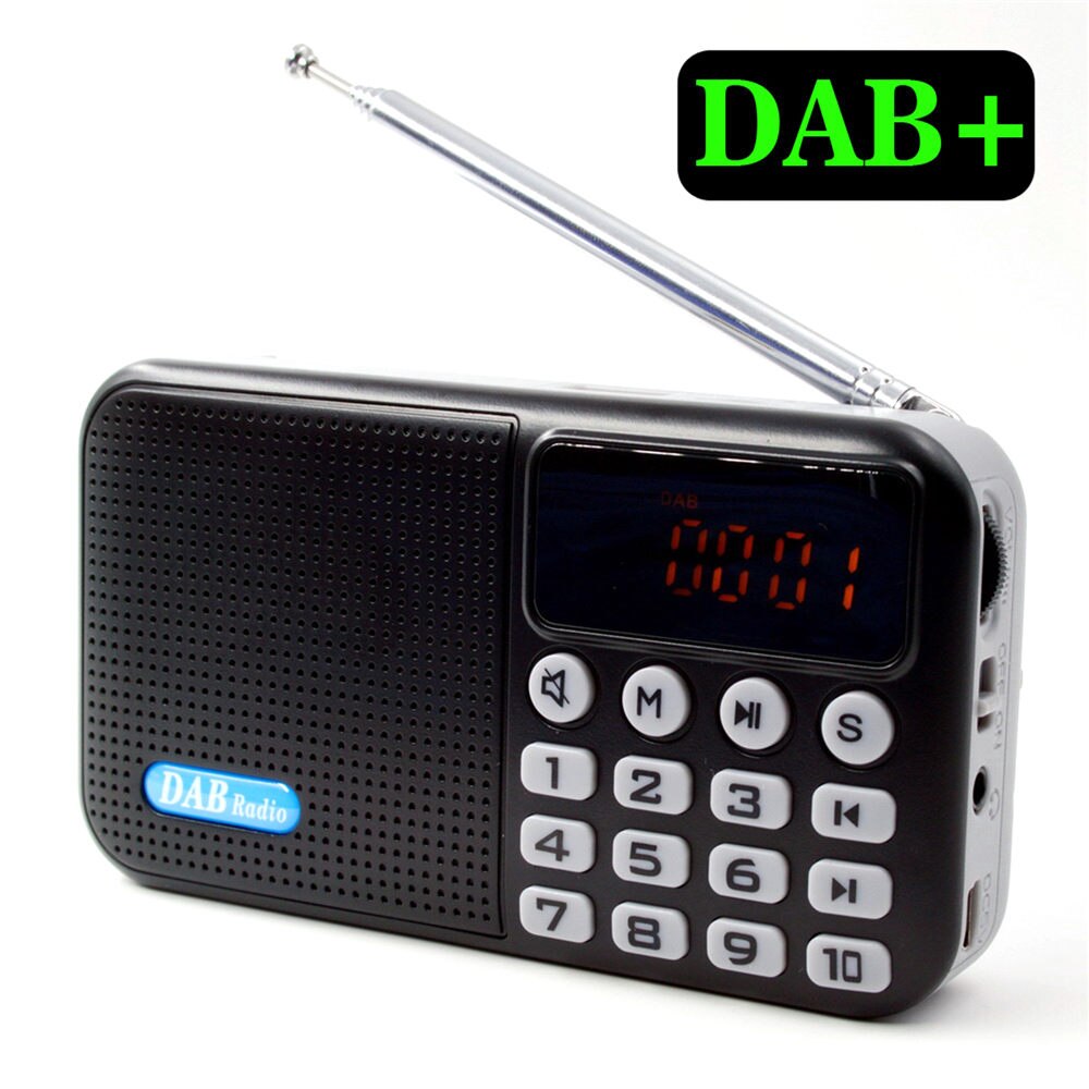 Usb Multifunctionele Draagbare Dab + Digitale Fm Radio Ontvanger Bluetooth Speaker MP3 Muziekspeler