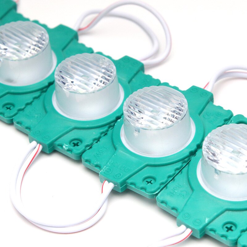 100pcs 1.5w Injection Doule Side LED Module Light Source Red/Green Blue/Pink/Yellow 12v 24v Led Sign Letter Backlight Module