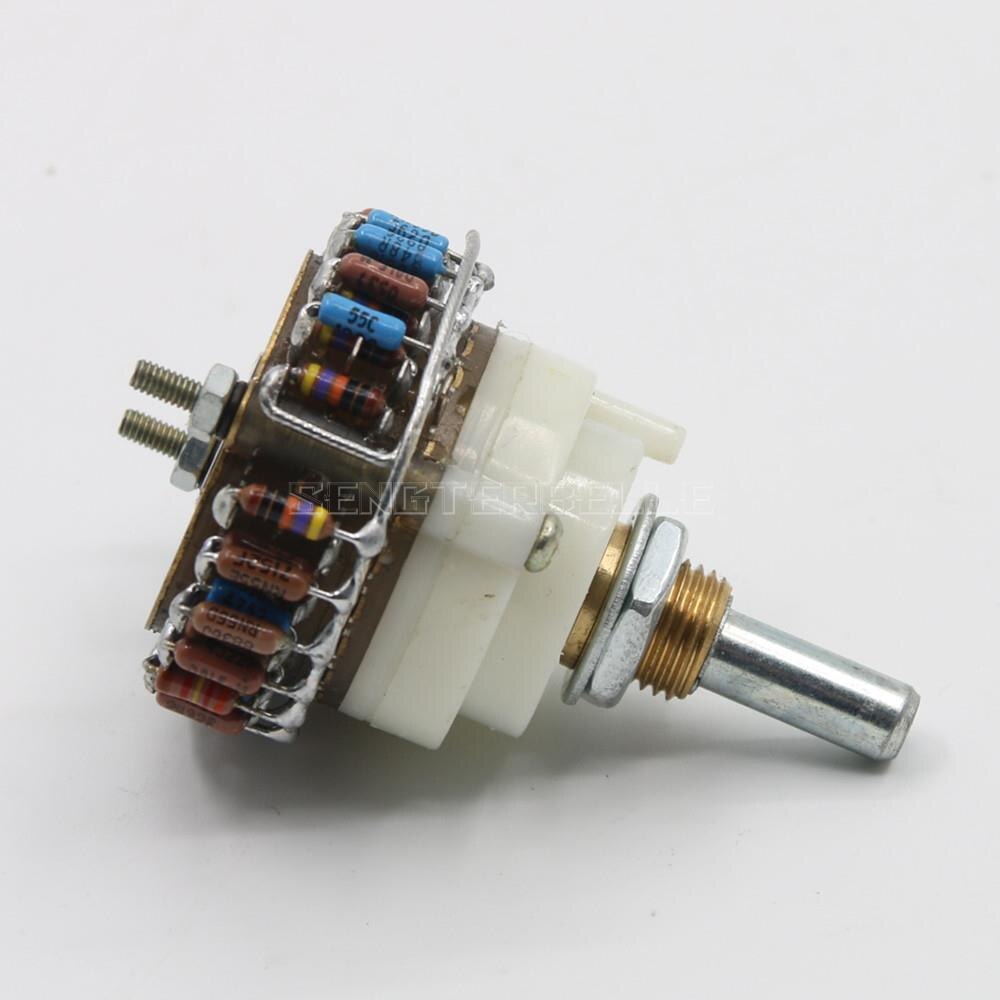 23-step Progressive Shunt Volume Control Potentiometer Mono Channel 10K 50K 100K 250K DALE Resistance