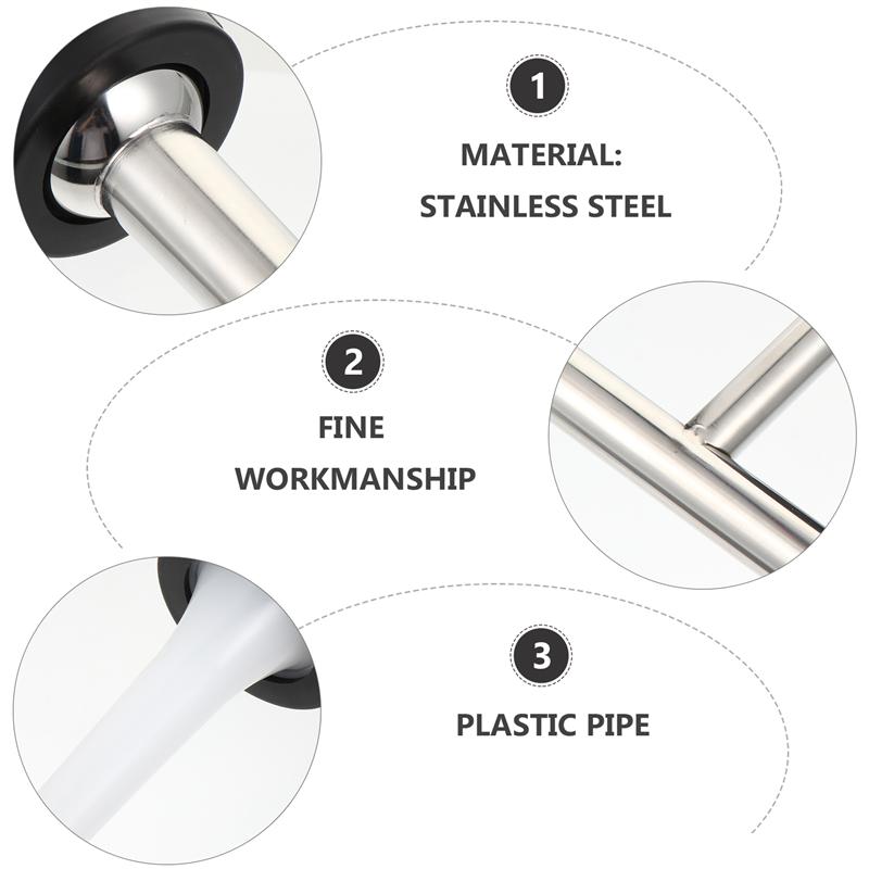 5Pcs/Set Filling Tools Meat Fillers Stainless Steel Intestines Tubes Meat Filler Tubes Sausage Fillers Sausage Makers for Home