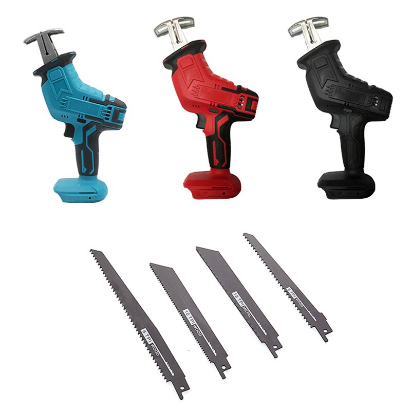 18v elektrische reciprozaagbladen, draadloos, tafelmodel, mini, draagbaar, tuinzaag, accu, oplaadbare kettingzaag, houtgereedschap