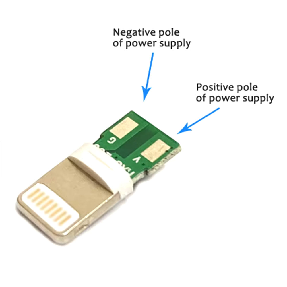 1einstellen Blitz Dock USB Stecker Mit Chip Bord Männlichen Stecker Schweißen Daten OTG Linie Schnittstelle DIY Daten Kabel für IPhone