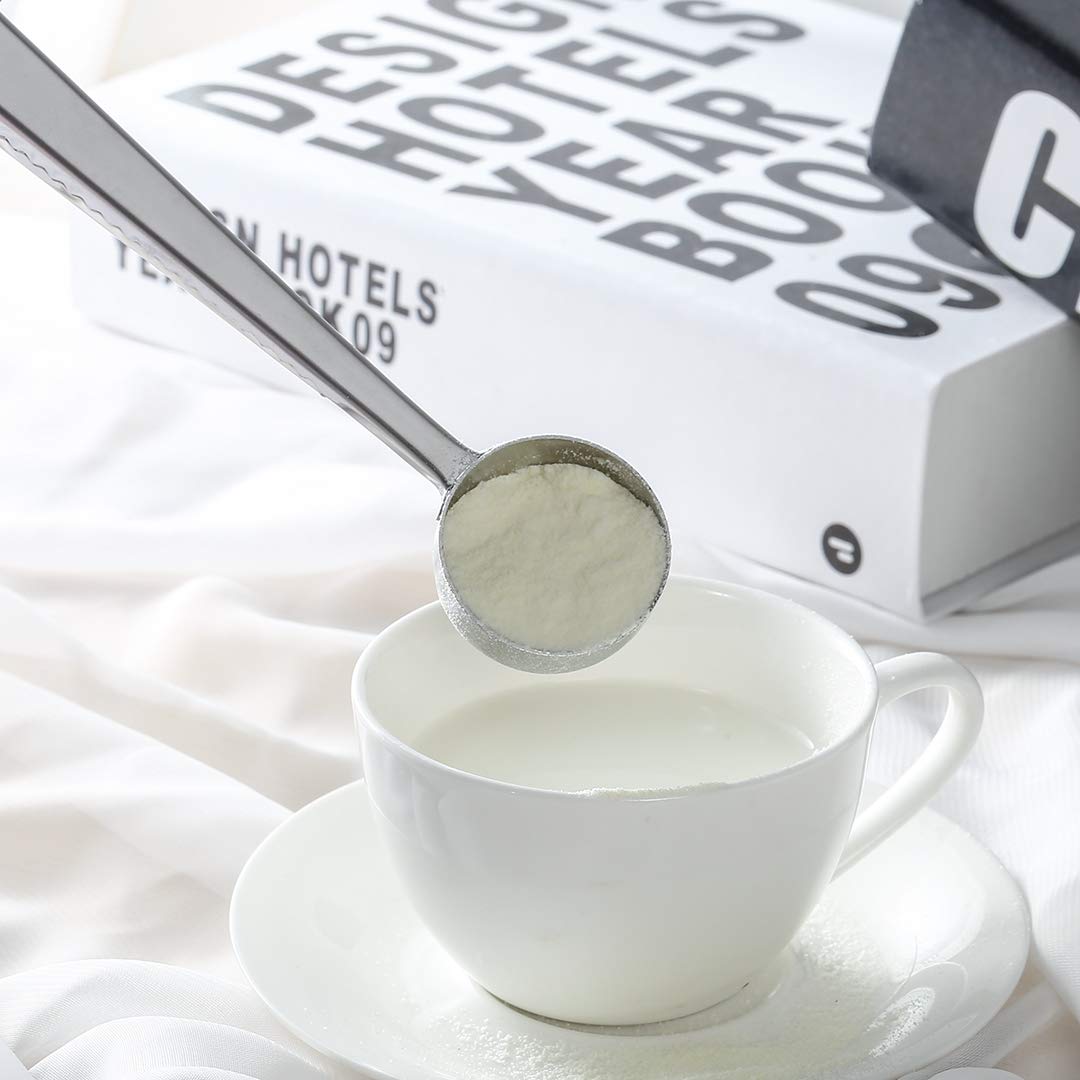 Stainless steel coffee measuring spoon with sealed clip Kitchen baking scale spoon Flavoring spoon Milk powder spoon