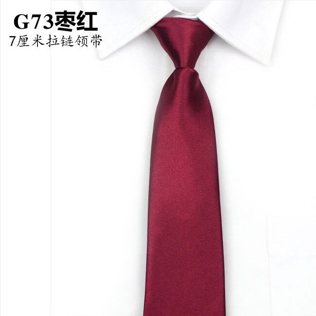 Cravate à fermeture éclair pour femmes, uniforme , cravate de cou femme étudiante banque hôtel personnel femme nœud papillon Simple: G73
