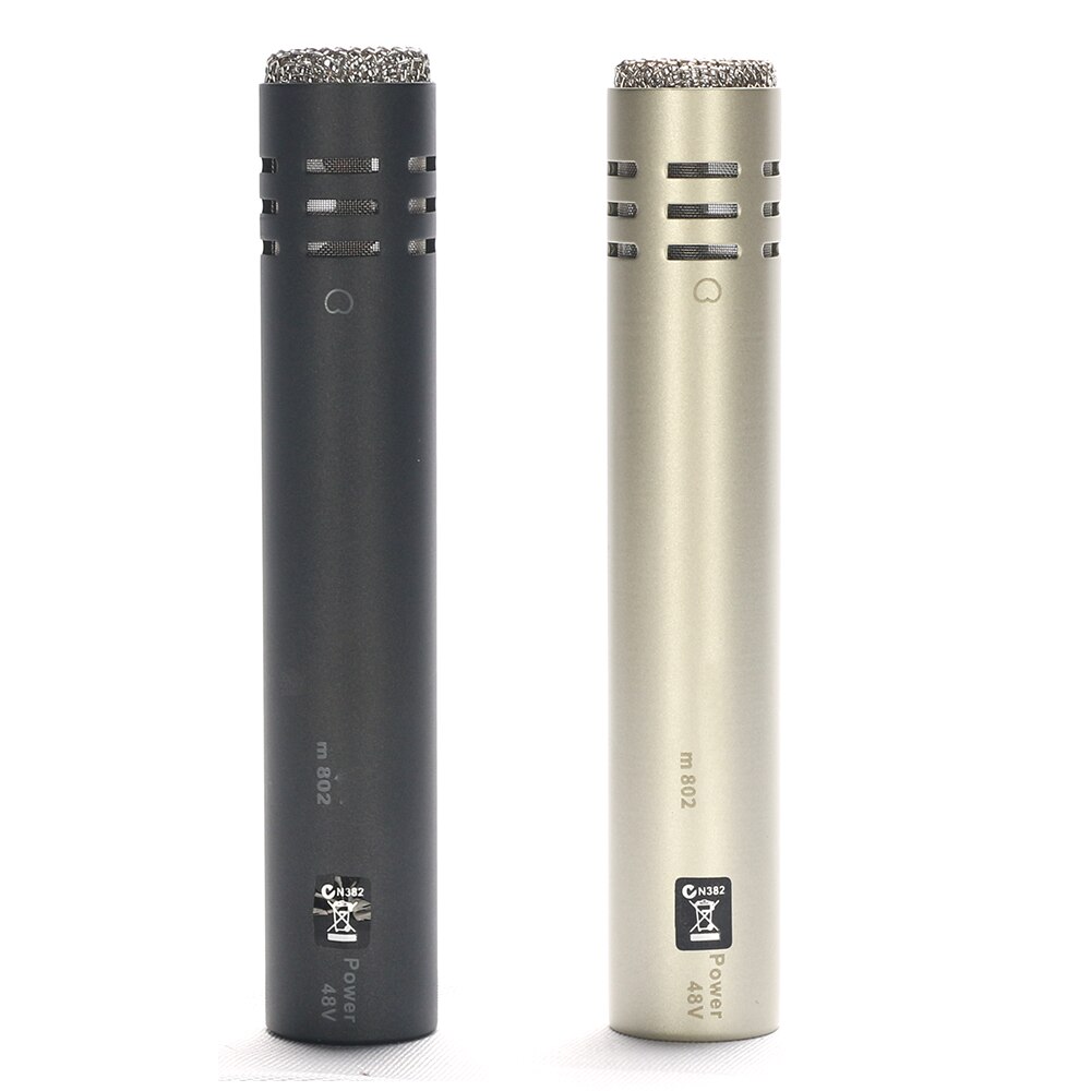 SHURE M802 M 802 en accidente hihat Hi-Hat platillo de la evolución de la serie cardioide instrumento tambor micrófono condensador para instrumento