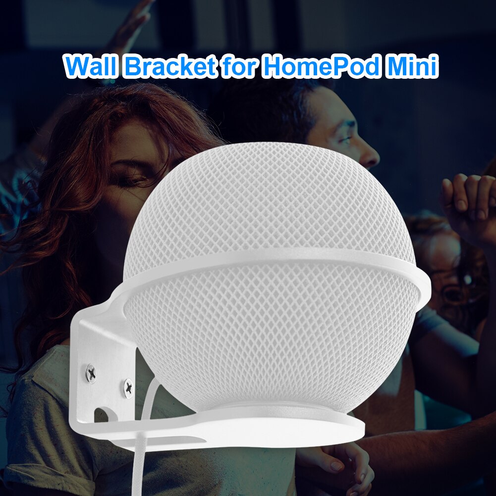 Metal wall mount, bluetooth-compatible speaker bracket, metal mount for apple homepod mini, wall holder with mounting accessories