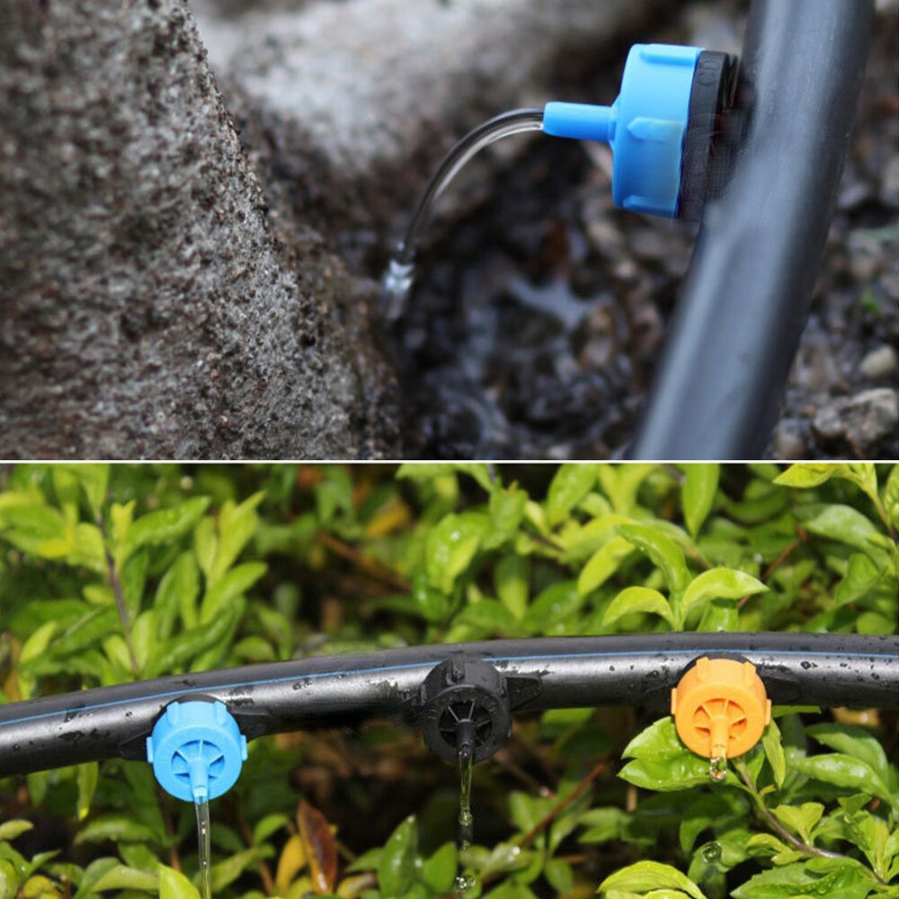 20-100pcs 2L/4L/8L Auto Micro Drip Irrigation System Pressure Compensating Regulator Watering Dripper Agriculture Garden Tools