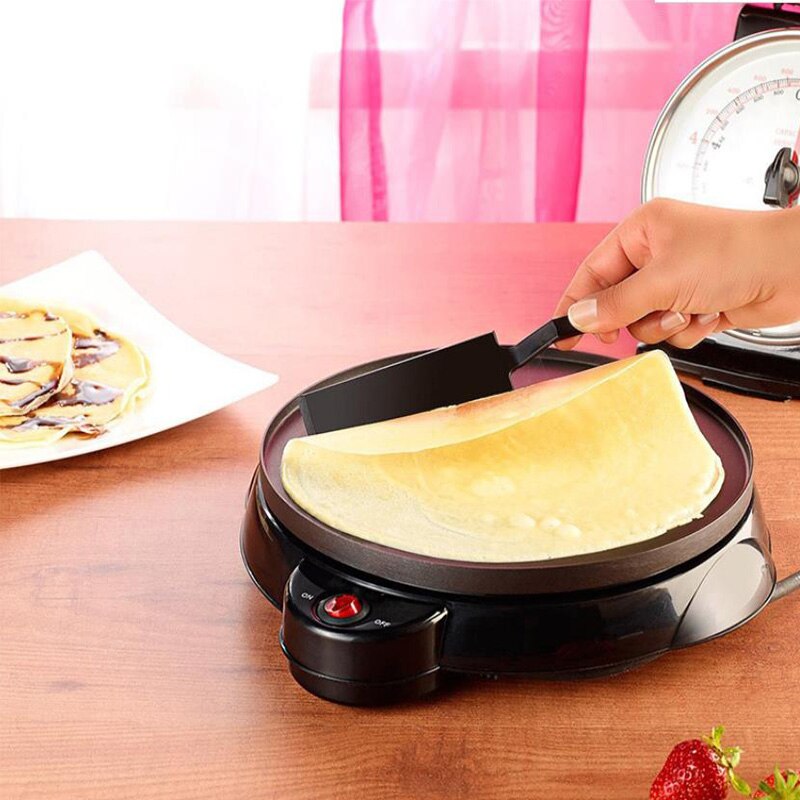 220V Electric Crepe Maker Machine Pancake Pan Non-Stick Griddle Baking Pan Cake Machine Kitchen Cooking Pan Pie Electric Skillet