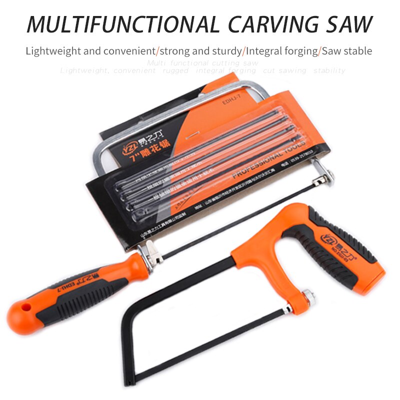 Mini Hacksaw Frame DIY Small Hand Saw Hand Saw Bow Frame Woodworking Saw Hand Saw Pull Flower Saw Blade