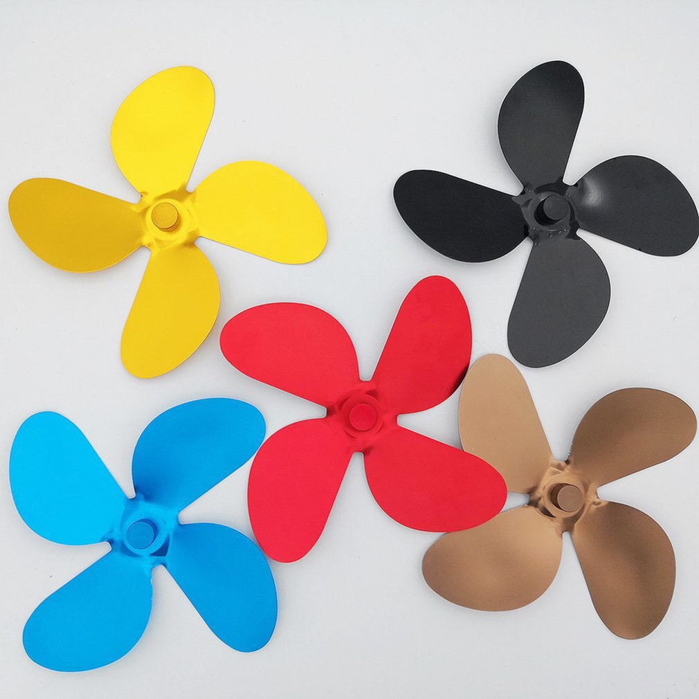 Premium Kamin Thermodynamische Fan Alumina Fan Klinge Ultra Ruhig Warme Kamin Fan Thermische Power Fan 4-Klinge Herd Fan