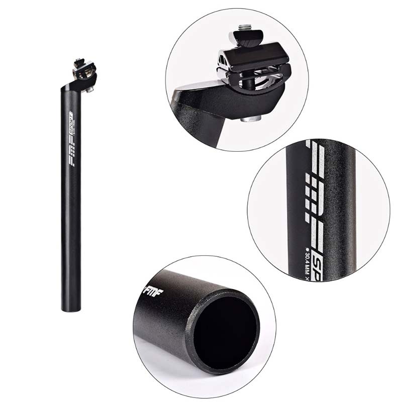 Metal Bicycle Seatpost for Road Mountain Bike Seat Post Aluminum Seat Tube 27.2 / 18.6 / 30.4mm * 350mm Bicycle Parts Accessory