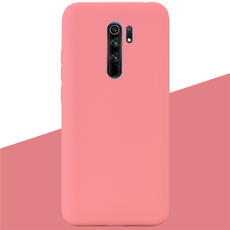 Silicone Case For Redmi 9 Case Soft Silicone Back Cover TPU Case on For Xiaomi Redmi 9 Redmi9 TPU For Xiaomi Redmi 9 Phone Cases: 9 Orange