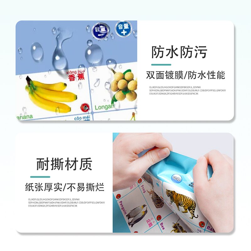 Young Children’S Audio Wall Chart Puzzle Early Education Enlightenment Point Reading Machine Alphabet Pinyin Table Literacy