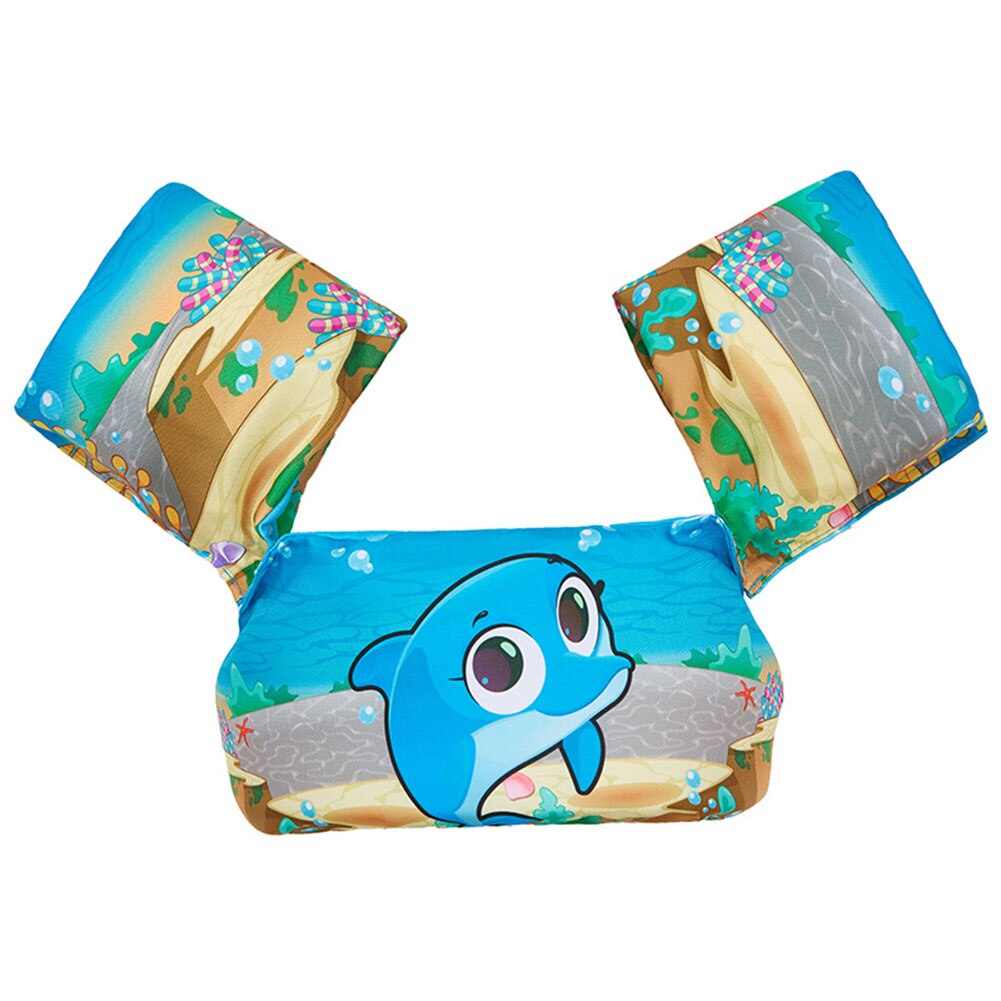 Hohe freundlicher Karikatur Baby schweben Arm Hülse Auftrieb Schwimmweste Sicher Schwimmbad Schwimmen Ring Schwimmbad zubehör freundlicher auftrieb weste: A
