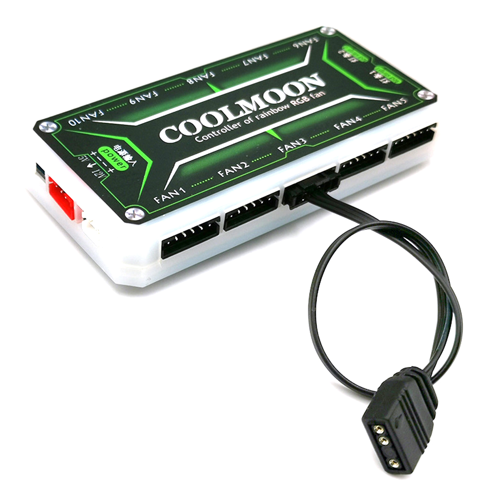 Adattatore USB per cavo adattatore Controller ventola Coolmoon piccolo cavo convertitore da 4pin/6pin a 5V ARGB 3pin