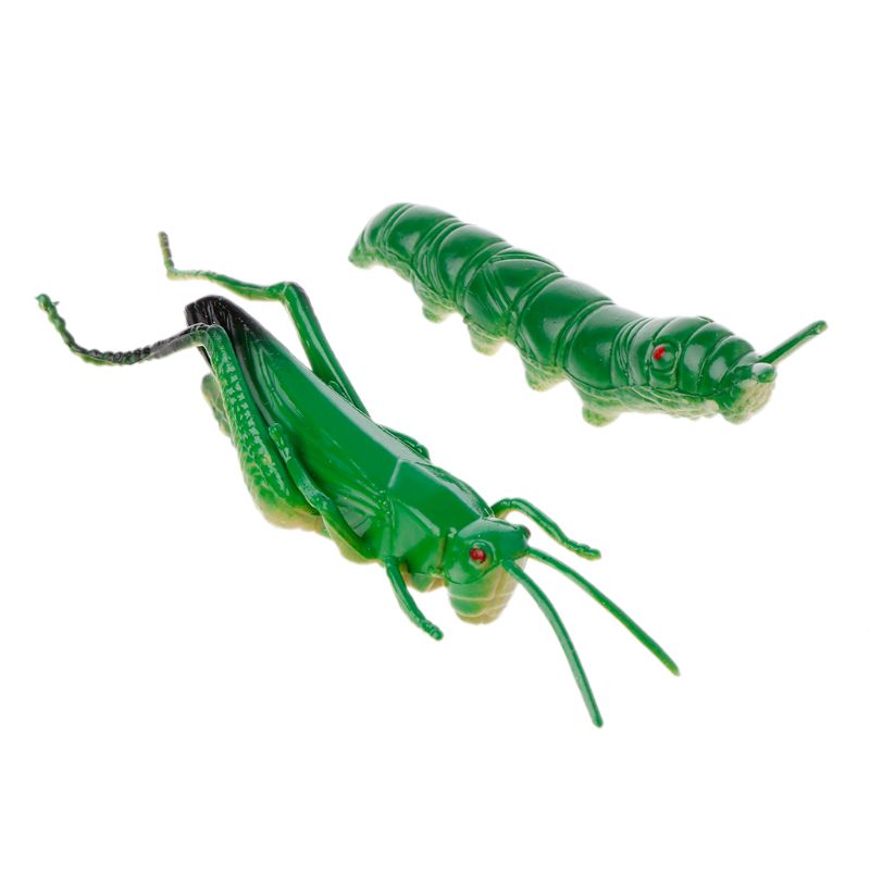 12 stk insektmodeller plast kakerlakk spøk gags plast feil halloween duppeditt utdanning leketøy  y4ud